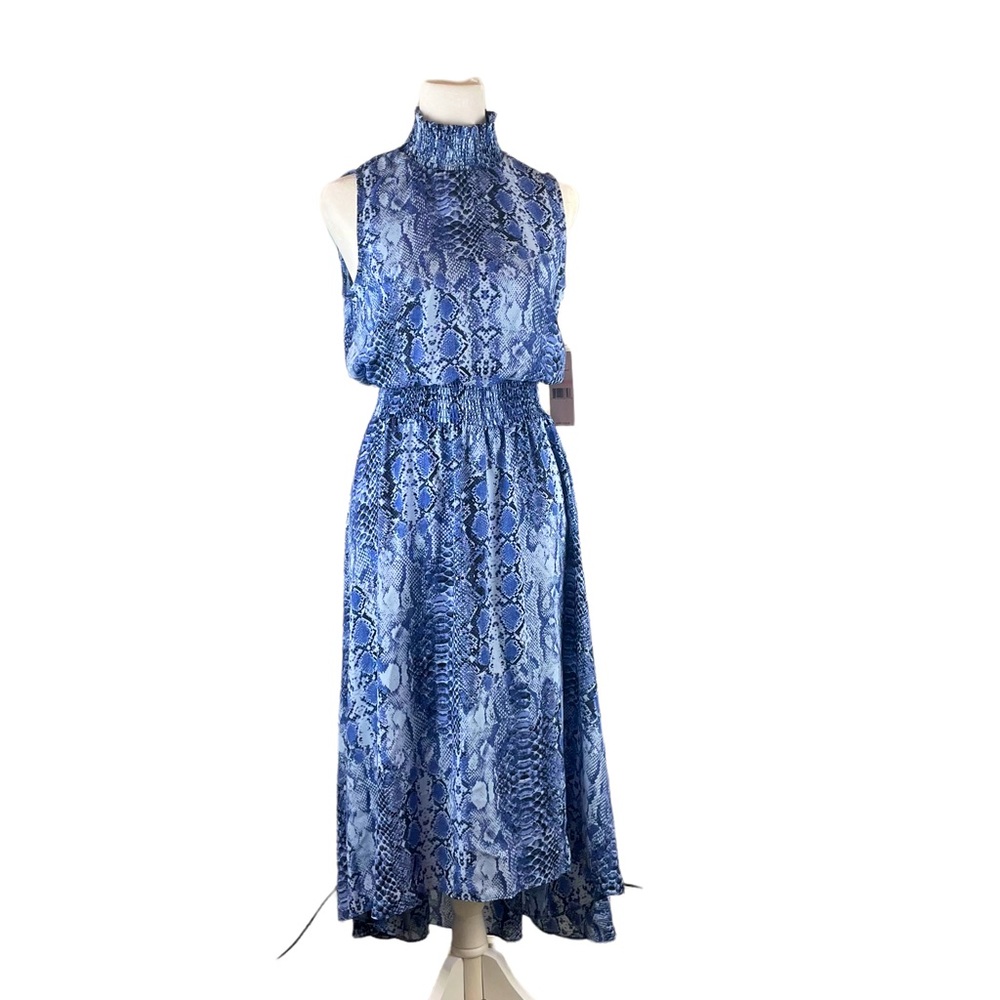 Nanette Lepore Snakeskin Mock Neck Size 2